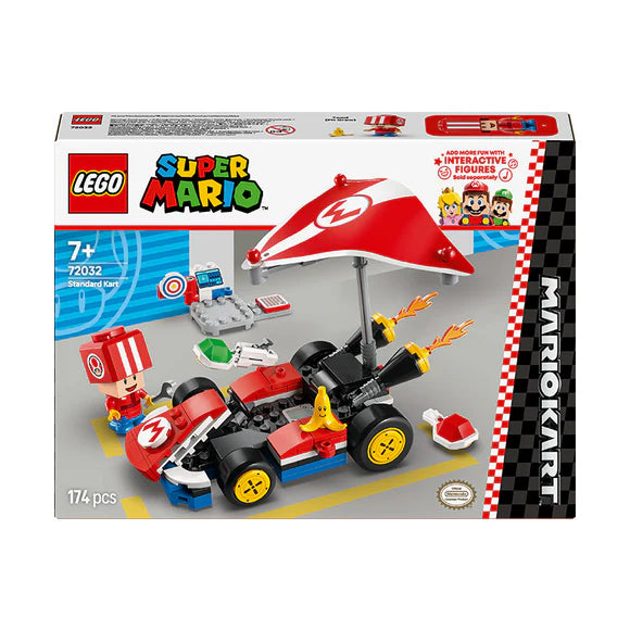 LEGO® Super Mario™: Mario Kart™ – Standard Kart - 72032 - 174 Piece Building Set
