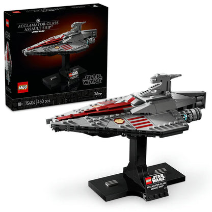 LEGO® Star Wars™ Acclamator-Class Assault Ship Model Set - 75404 - 450 Piece Building Set