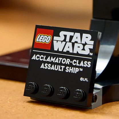 LEGO® Star Wars™ Acclamator-Class Assault Ship Model Set - 75404 - 450 Piece Building Set