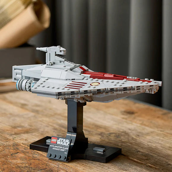 LEGO® Star Wars™ Acclamator-Class Assault Ship Model Set - 75404 - 450 Piece Building Set