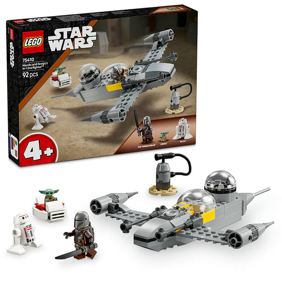LEGO® Star Wars™ Mando and Grogu’s N-1 Starfighter - 75410 - 92 Piece Building Set