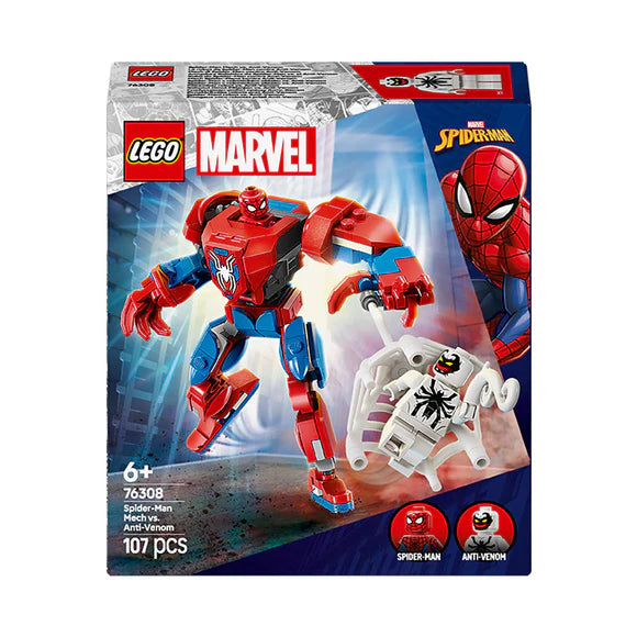 LEGO® Marvel Spider-Man Mech vs. Anti-Venom - 76308 - 107 Piece Building Set