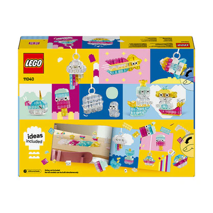LEGO® Classic Magical Transparent Box, Colorful Building Bricks Toy - 11040 - 340 Piece Building Set