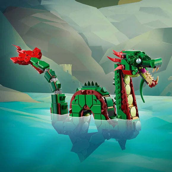 LEGO® Creator 3in1 Medieval Dragon Figure, Creative Toy - 31161 - 715 Piece Building Set