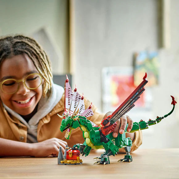 LEGO® Creator 3in1 Medieval Dragon Figure, Creative Toy - 31161 - 715 Piece Building Set