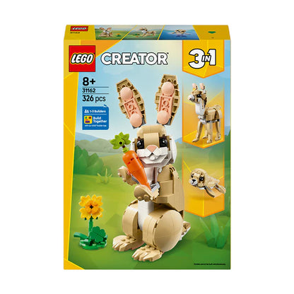 LEGO® Creator 3in1 Cute Bunny Toy, Animal Figure Set - 31162 - 326 Piece Building Set