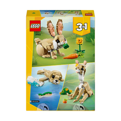 LEGO® Creator 3in1 Cute Bunny Toy, Animal Figure Set - 31162 - 326 Piece Building Set