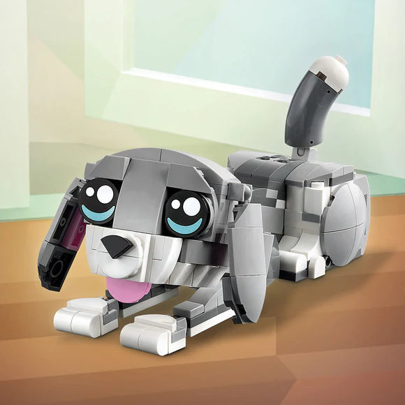 LEGO® Creator 3in1 Playful Cat Figure, Toy Animal Set - 31163 - 407 Piece Building Set