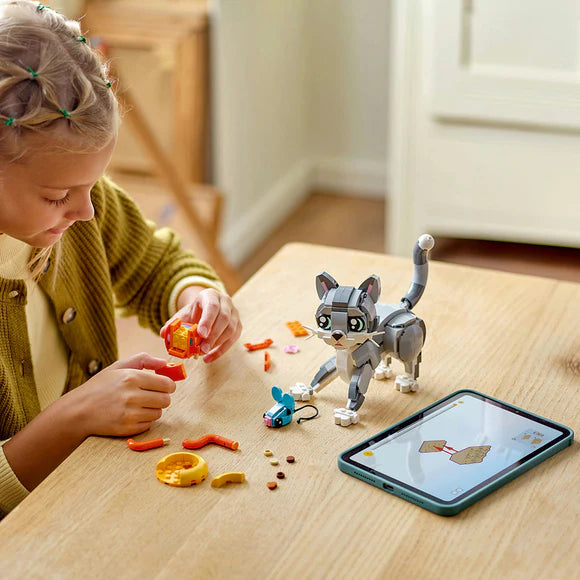 LEGO® Creator 3in1 Playful Cat Figure, Toy Animal Set - 31163 - 407 Piece Building Set