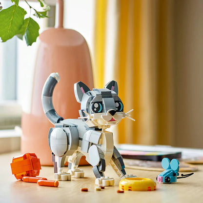 LEGO® Creator 3in1 Playful Cat Figure, Toy Animal Set - 31163 - 407 Piece Building Set