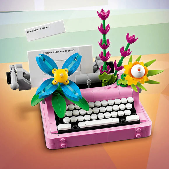 LEGO® Creator 3in1 Typewriter with Flowers - 31169 - 363 Piece Building Set