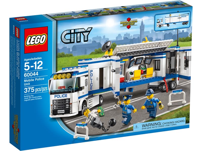LEGO® City Mobile Police Unit — 60044 — 375 Piece Building Set
