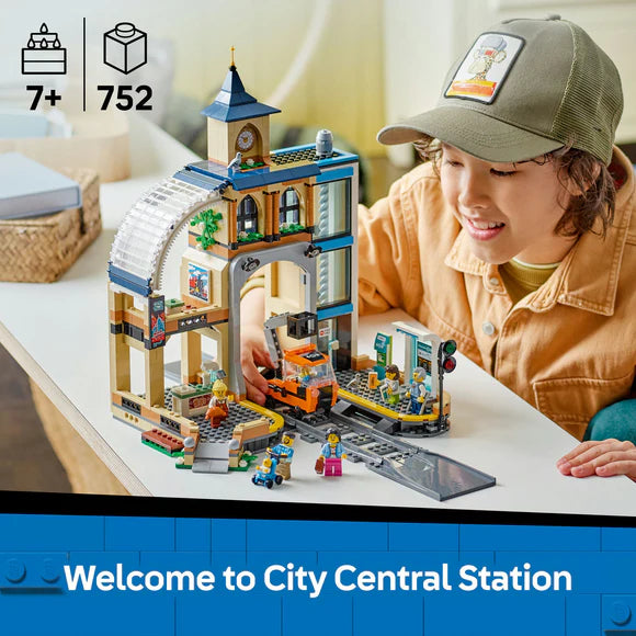 LEGO® City Central Train Station - 60469 - 752 Piece Building Set