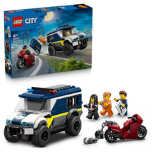 LEGO® City Police Prisoner Transport Van Building - 60479 - 198 Piece Building Set