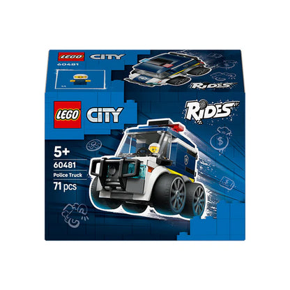 LEGO® City Rides – Police Truck - 60481 - 71 Piece Building Set