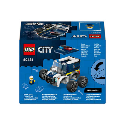 LEGO® City Rides – Police Truck - 60481 - 71 Piece Building Set