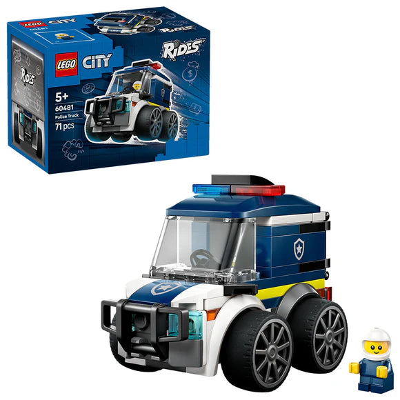 LEGO® City Rides – Police Truck - 60481 - 71 Piece Building Set