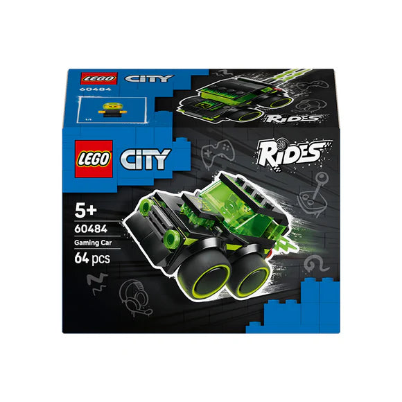 LEGO® City Rides – Gaming Race Car - 60484 - 64 Piece Building Set