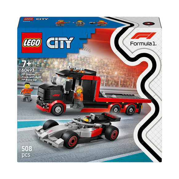 LEGO® City Display Truck with Audi F1® Race Car - 60493 - 508 Piece Building Set