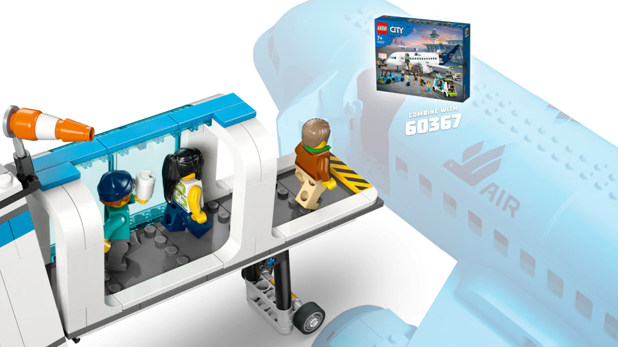 LEGO® City Airport with Airplane — 60502 — 887 Piece Building Set