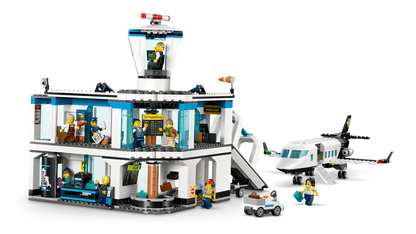 LEGO® City Airport with Airplane — 60502 — 887 Piece Building Set