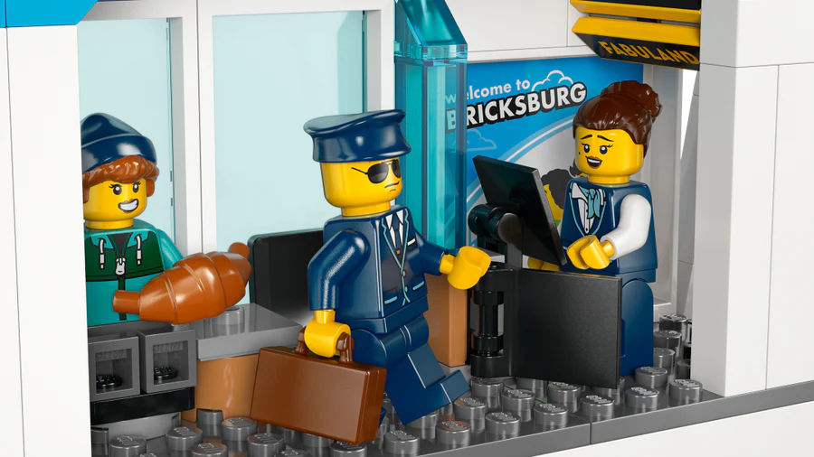 LEGO® City Airport with Airplane — 60502 — 887 Piece Building Set