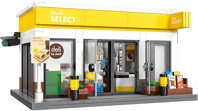 CADA 303-Piece Shell Select Convenience Store — Compatible Building Set
