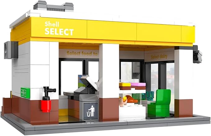 CADA 303-Piece Shell Select Convenience Store — Compatible Building Set
