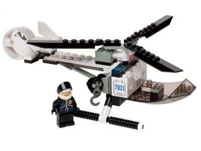 LEGO® World City Police Helicopter — 7031 — 88 Piece Building Set