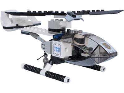 LEGO® World City Police Helicopter — 7031 — 88 Piece Building Set