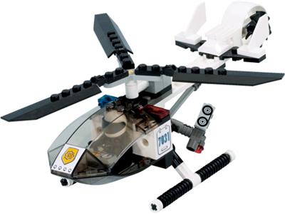 LEGO® World City Police Helicopter — 7031 — 88 Piece Building Set