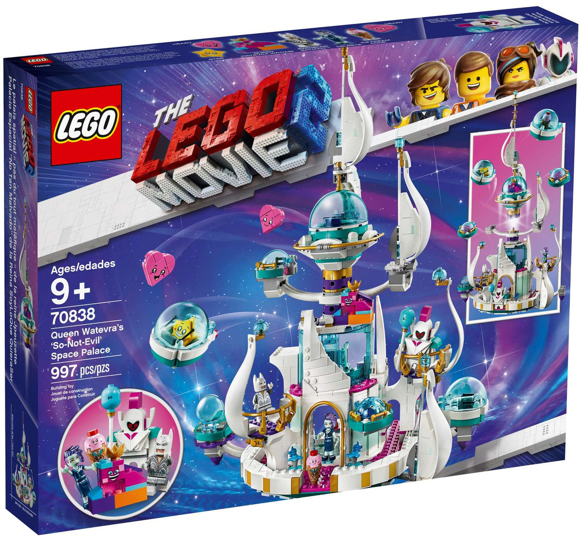 LEGO® THE LEGO® MOVIE 2™ - Queen Watevra’s ‘So-Not-Evil’ Space Palace - 70838