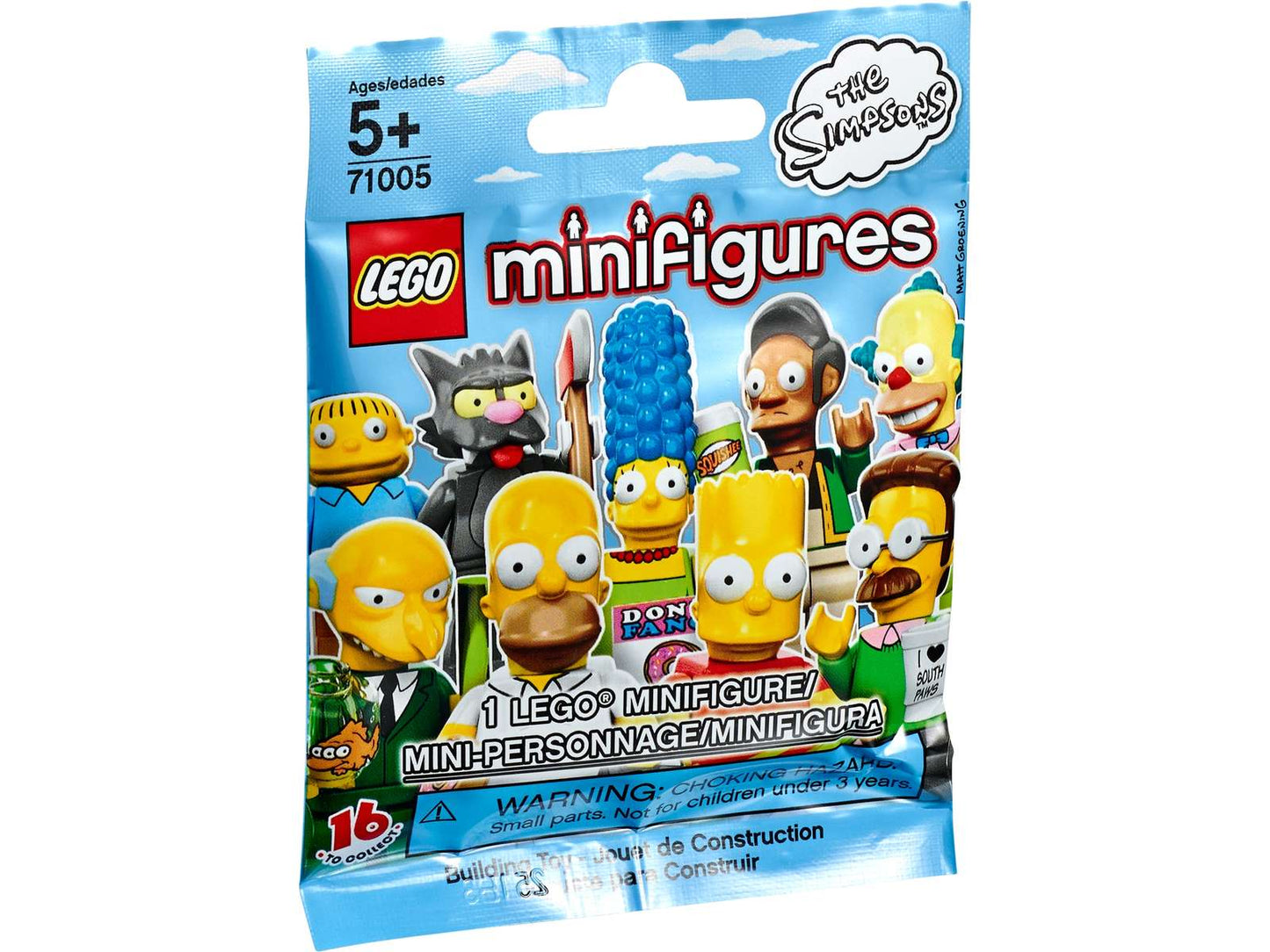 LEGO® Minifigures - The Simpsons™ Series 1 - 71005 - Full Set of 16 Minifigures with accessories
