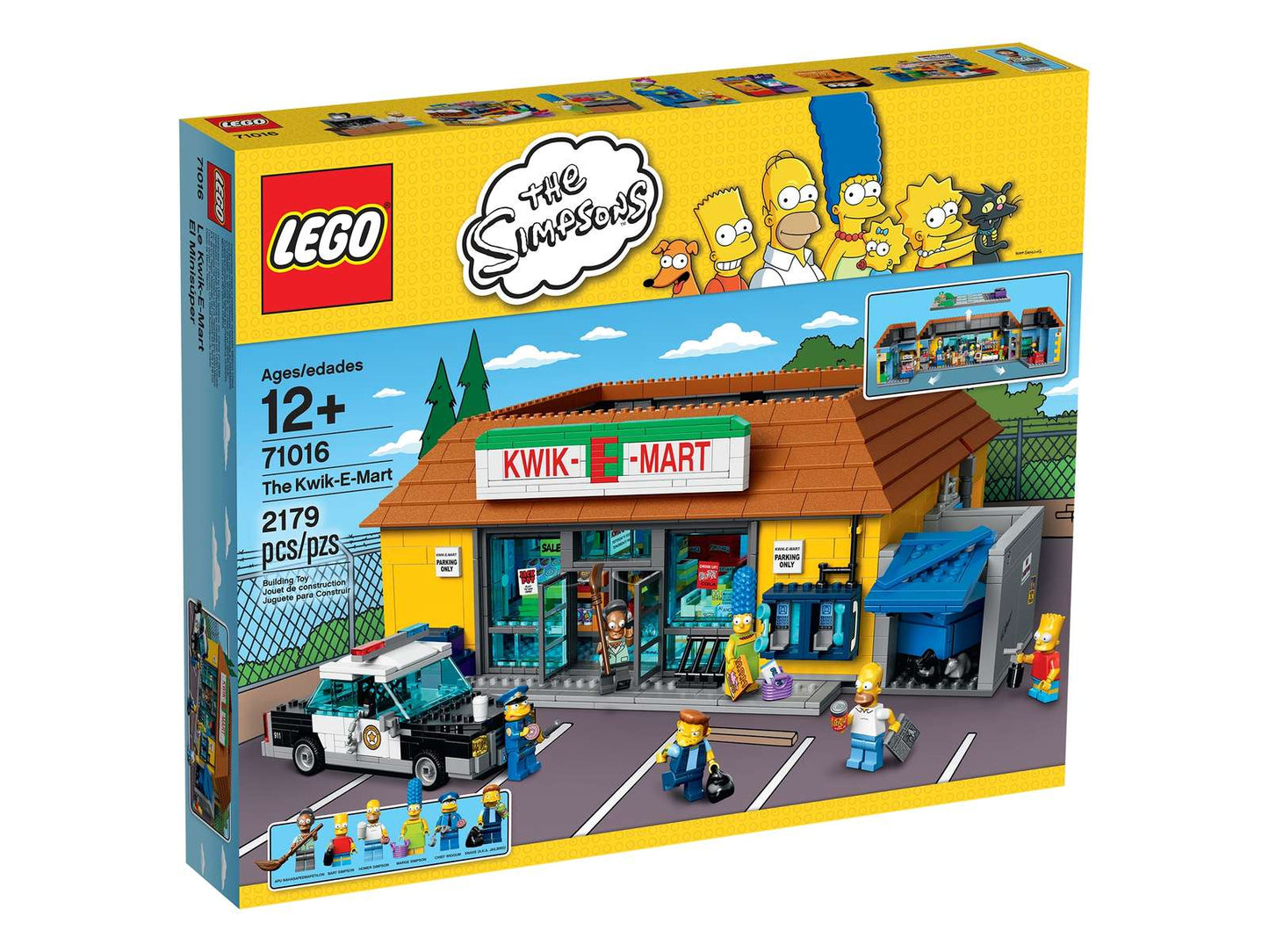 LEGO® The Simpsons™ The Kwik-E-Mart - 71016 - 2179 Piece Building Set