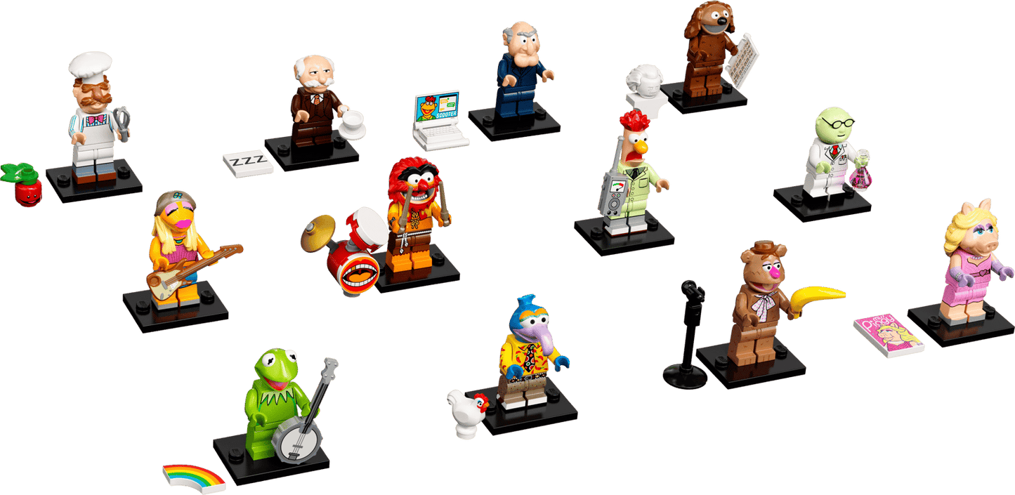 LEGO® Minifigures The Muppets - 71033 - Full Set of 12 Minifigures with Accessories