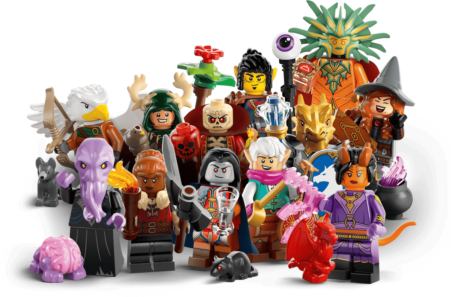 LEGO® Minifigures Dungeons & Dragons - 71047 - Full Set of 12 Minifigures with Accessories