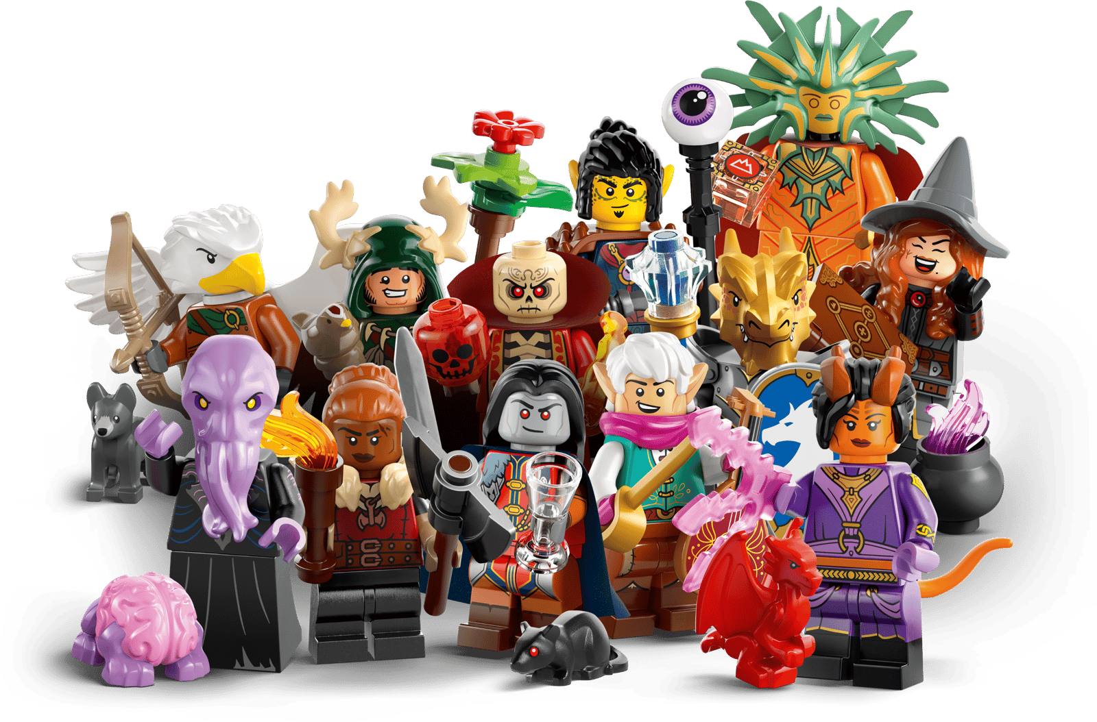 LEGO® Minifigures Dungeons & Dragons - 71047 - Full Set of 12 Minifigures with Accessories