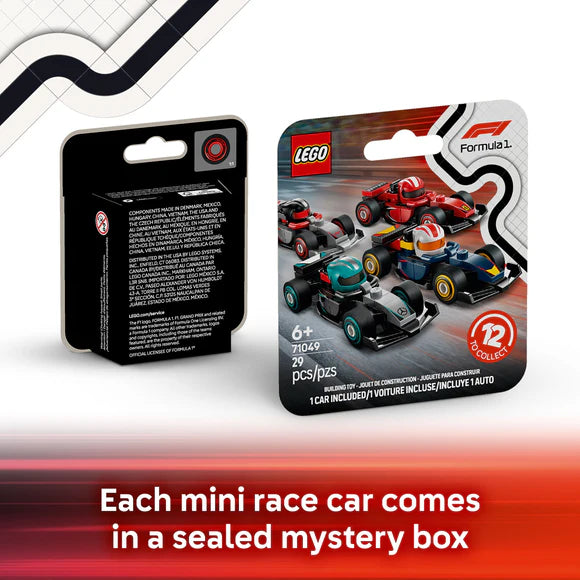 LEGO® F1® Collectible Race Cars Limited-Edition (1 of 12 to Collect) - 71049 - 29 Piece Building Set