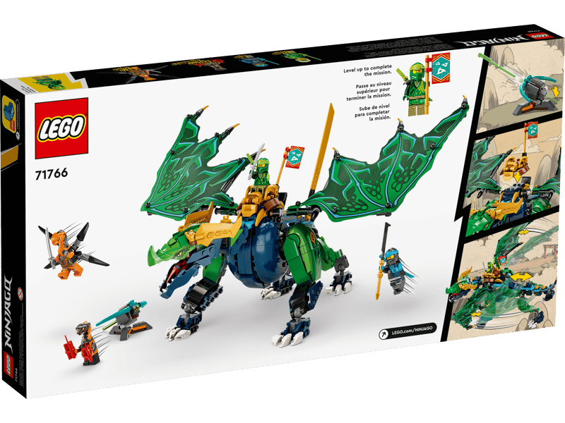 LEGO® NINJAGO® Lloyd’s Legendary Dragon — 71766 — 747 Piece Building Set