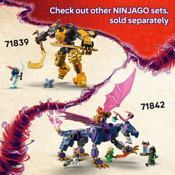 LEGO® NINJAGO® Kai’s Motorcycle Speed Race with 2 Ninja Bike Toys - 71838 - 79 Piece Building Set