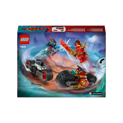 LEGO® NINJAGO® Kai’s Motorcycle Speed Race with 2 Ninja Bike Toys - 71838 - 79 Piece Building Set