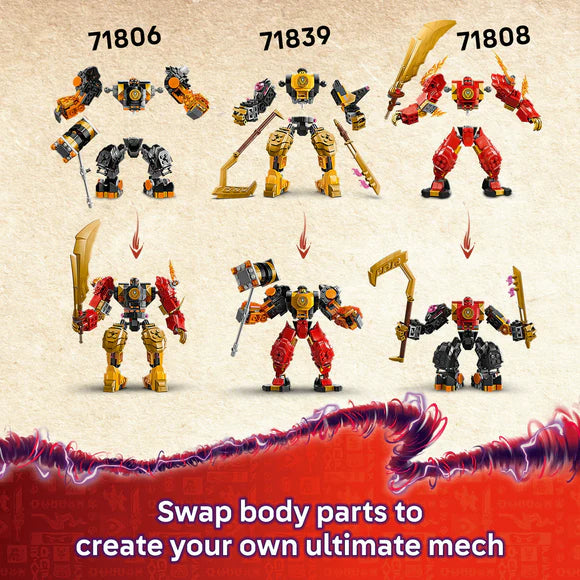 LEGO® NINJAGO® Arin’s Spinjitzu Battle Mech - 71839 - 213 Piece Building Set