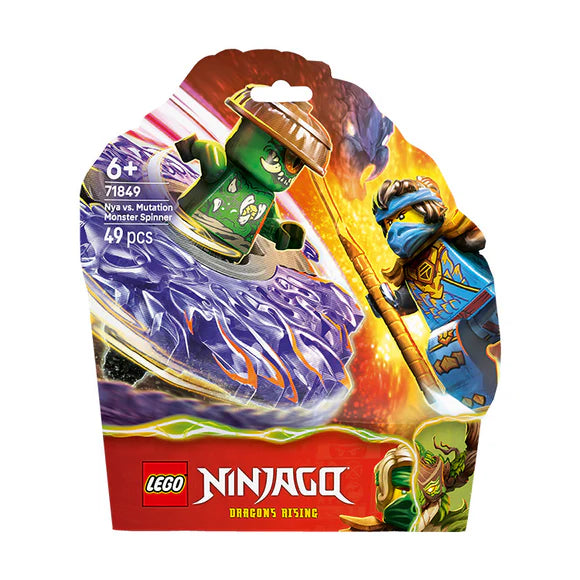 LEGO® NINJAGO® Nya vs. Mutation Monster Spinner - 71849 - 49 Piece Building Set