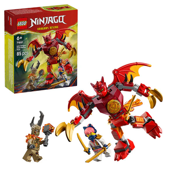 LEGO® NINJAGO® Kai’s Dragon Mech Battle Pack - 71851 - 85 Piece Building Set
