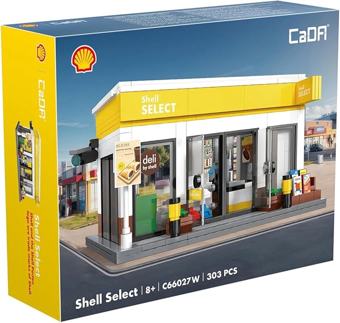 CADA 303-Piece Shell Select Convenience Store — Compatible Building Set