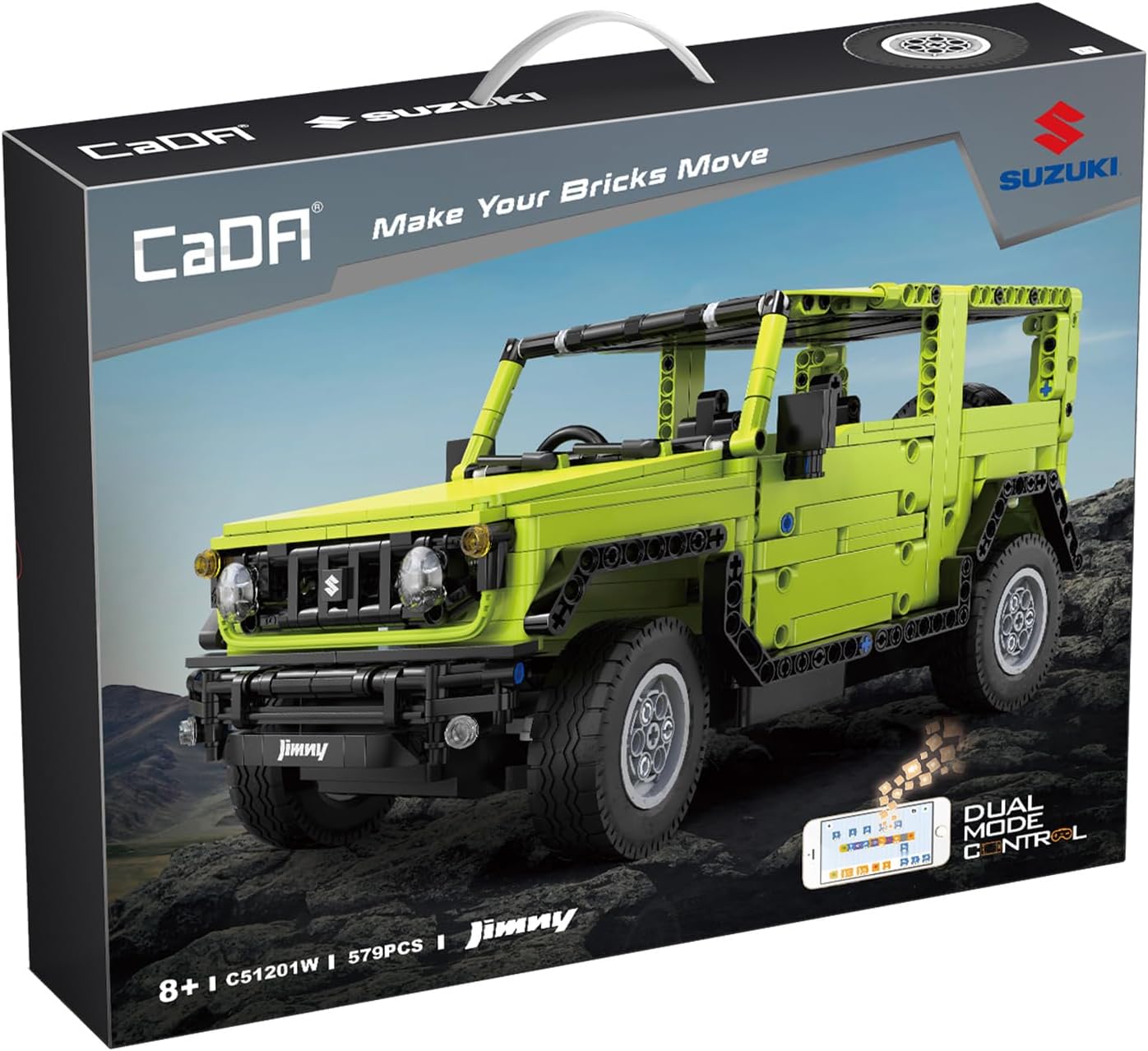 CaDA® Tech R/C Suzuki Jimny | C51201W | 579 Pieces | 32cm