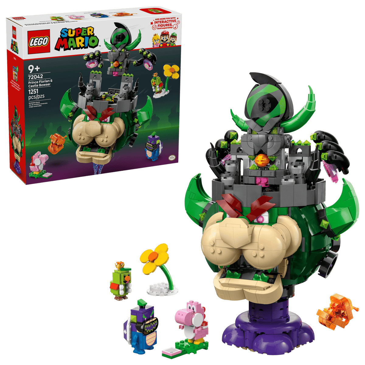 LEGO® Super Mario™ - Prince Florian & Castle Bowser - 72042 - 1251 Piece Building Set