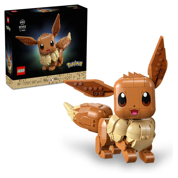 LEGO® Pokémon™ Eevee Model Building Kit - 72151 - 587 Piece Building Set