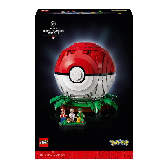 LEGO® Pokémon™ Iconic Trainer Moments Poké Ball — 72154 — 2,386 Piece Building Set