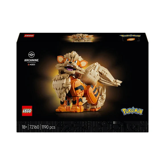 LEGO® Pokémon™ Arcanine Pokémon Figure — 72160 — 1,190 Piece Building Set